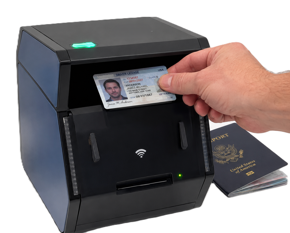 IDSnap GC2500e embedded network card and passport scanner